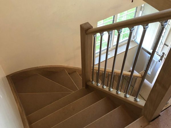 wooden bespoke staircase surrey