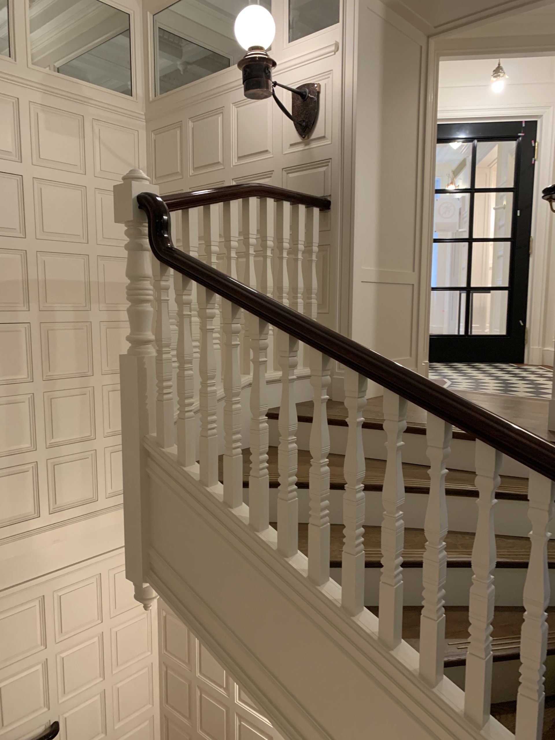 Mahogany Handrails In Sloane Square, London