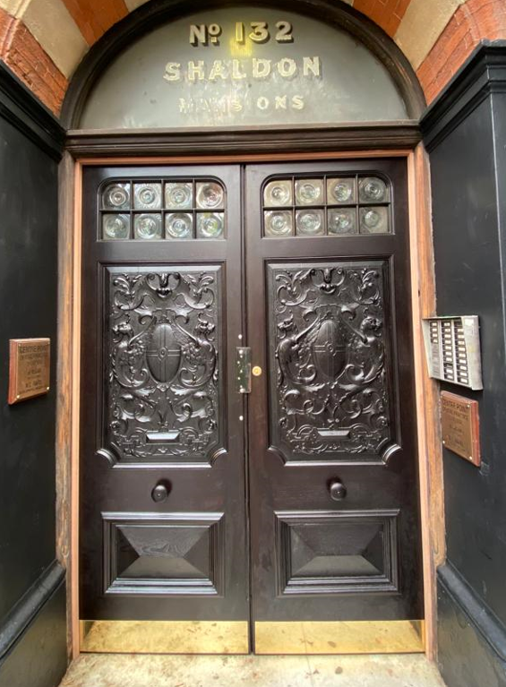 Timber Door Refurbishment on Charring Cross Road, London