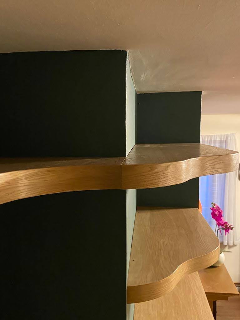 Curved Shelves – Castle Hedingham, Essex